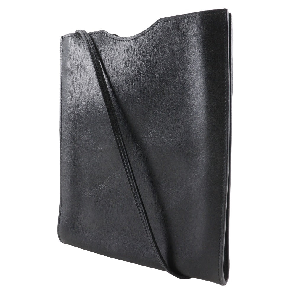 Shoulder Bag Calfskin Onimetu Unisex(Unisex) Black
