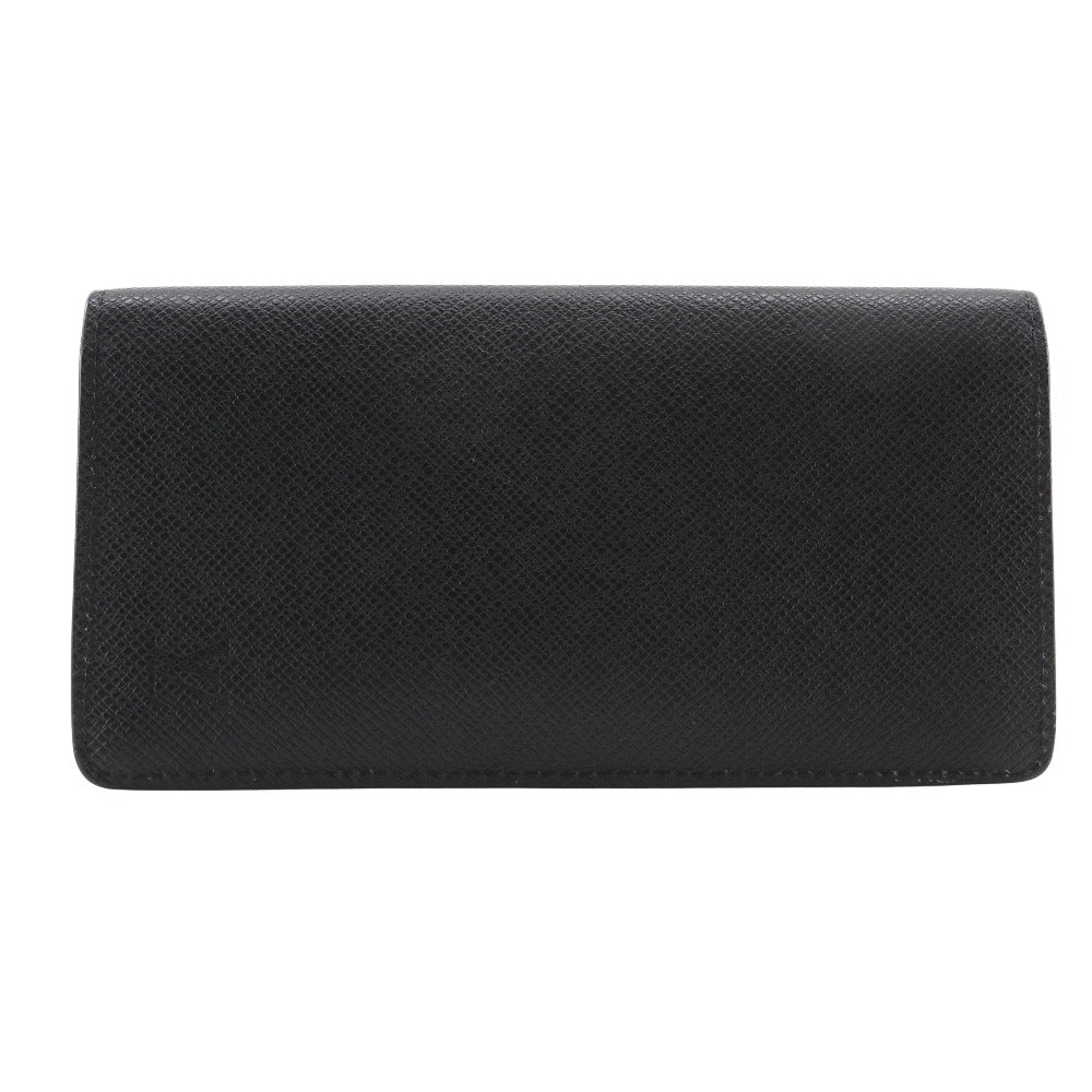 Louis Vuitton Long Purse M30501 Taiga Portefeuille Black Wallet Case