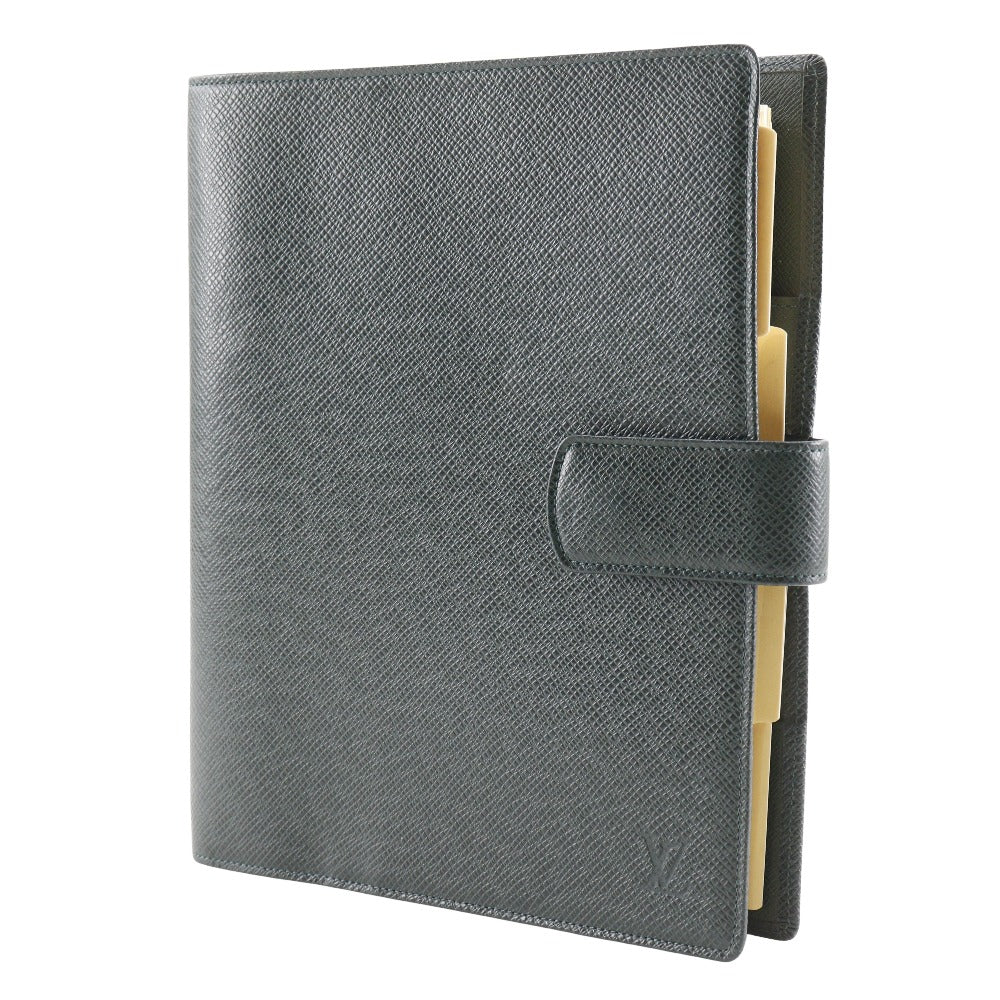 Louis Vuitton Notebook cover Taiga Dark Agenda Green Handbag