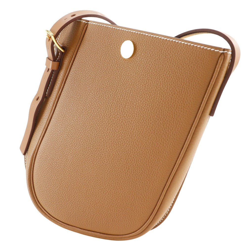 Hermes Shoulder Bag Togo Perspective Cavalier Unisex Unisex Brown