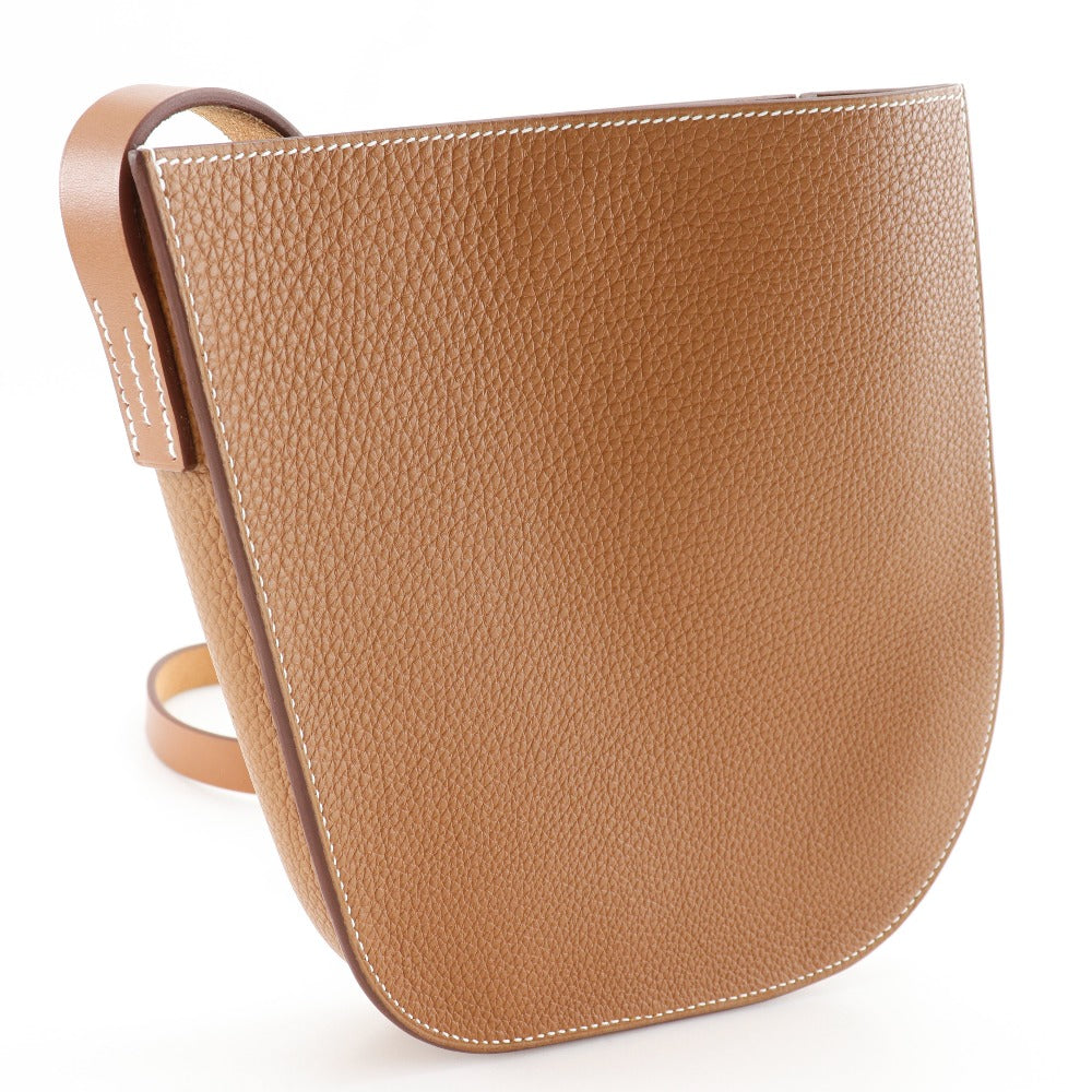 Shoulder Bag Togo Perspective Cavalier Unisex(Unisex) Brown