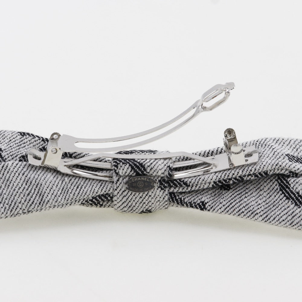 Chanel Coco Mark Ribbon Cotton Barrette Bag