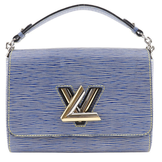 Louis Vuitton M50271 Epi Twist MM Leather Blue Shoulder Bag