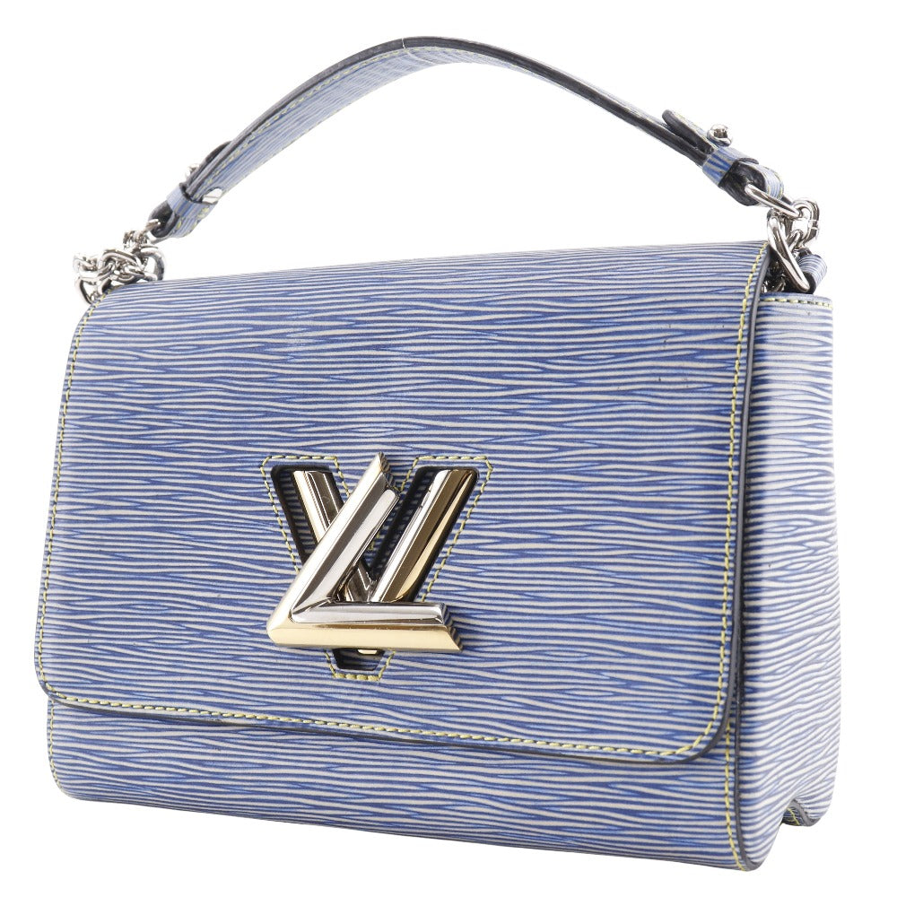 Louis Vuitton M50271 Epi Twist MM Leather Blue Shoulder Bag