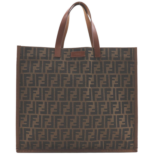 Fendi Handbag 8Bh235 Gkf Tote Bag Zucca Unisex Unisex Canvas Nylon Brown