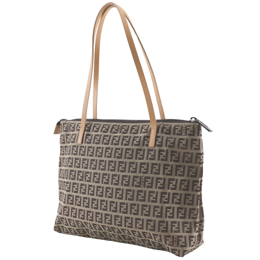 Fendi Zucchino Tote Bag Canvas