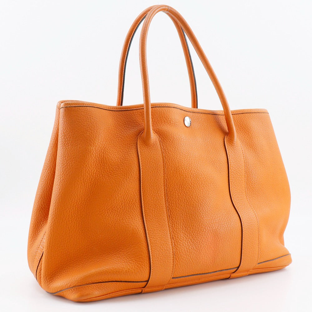 Hermes Tote Bag Negonda Garden Party Pm Women Orange