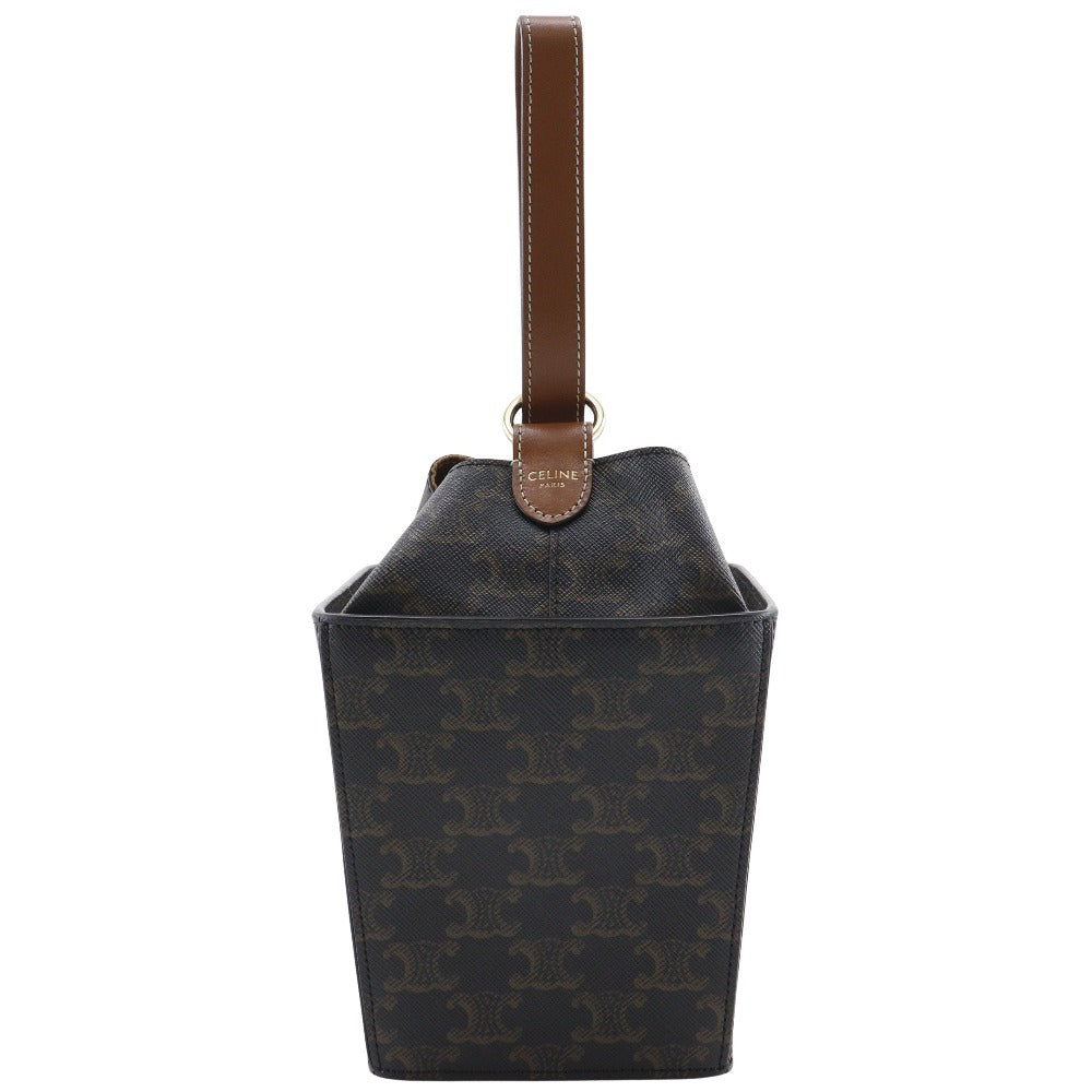 Pvc Triomphe Strap Box Women Black Brown Travel Bag