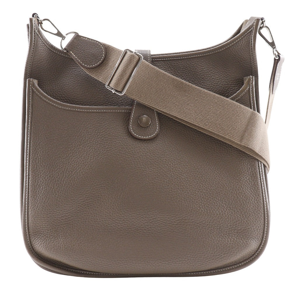 Hermes Shoulder Bag Taurillon Clemence Evelyn Evelyn Gm Women Brown