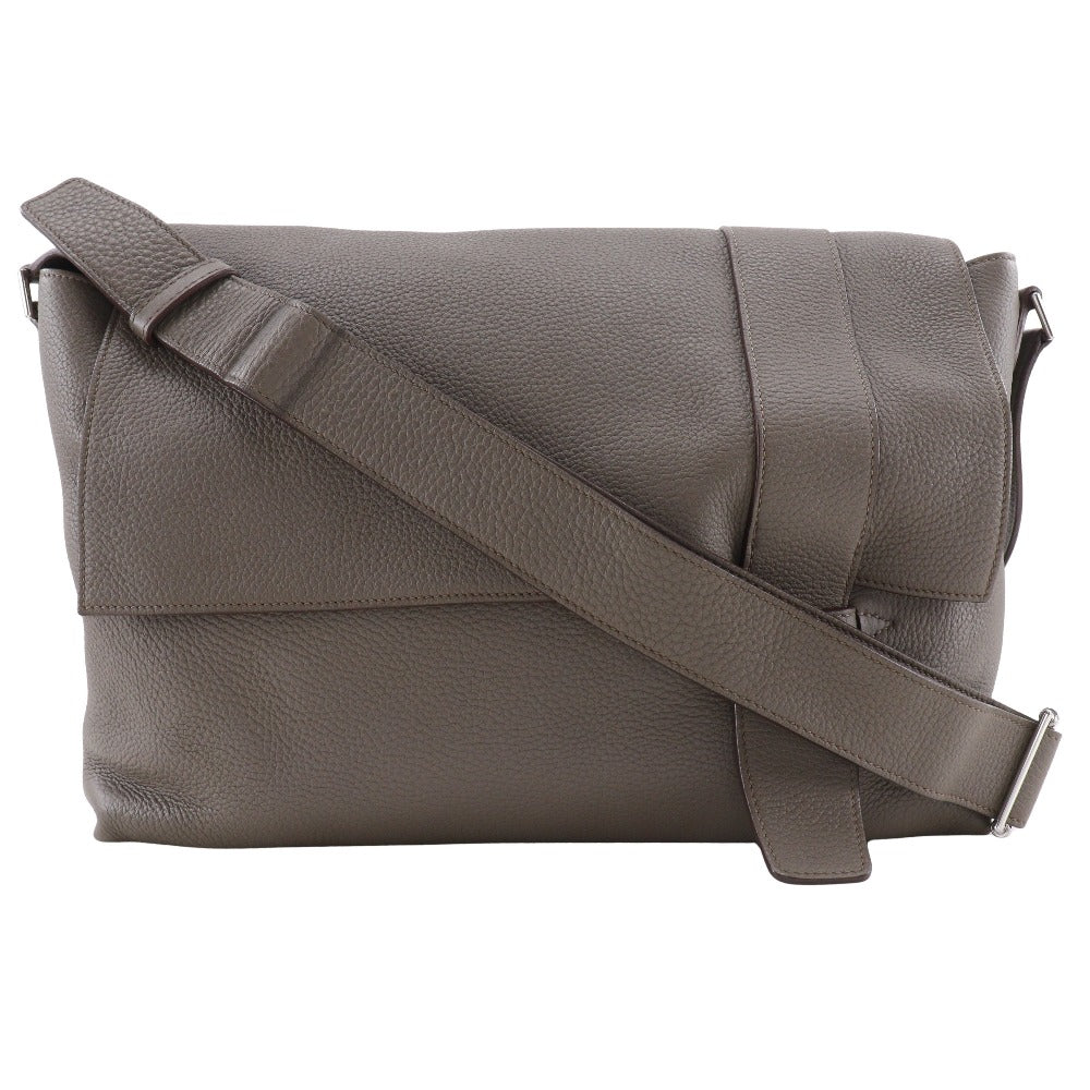 Shoulder Bag Taurillon Clemence Sac Alfred Mens Brown