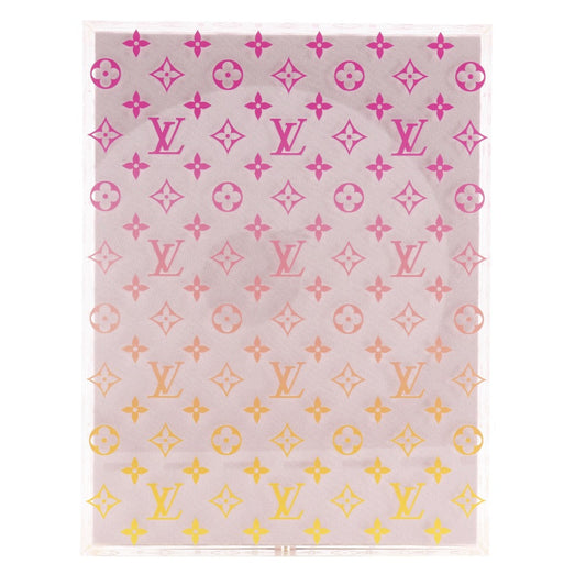 Louis Vuitton others acrylic Collector's box gradation Monogram Pink Sunglasses