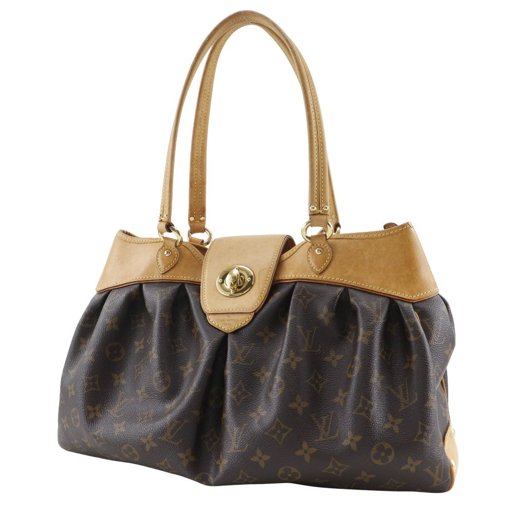 Louis Vuitton M45714 Boesi MM Monogram Canvas Brown Tote Bag