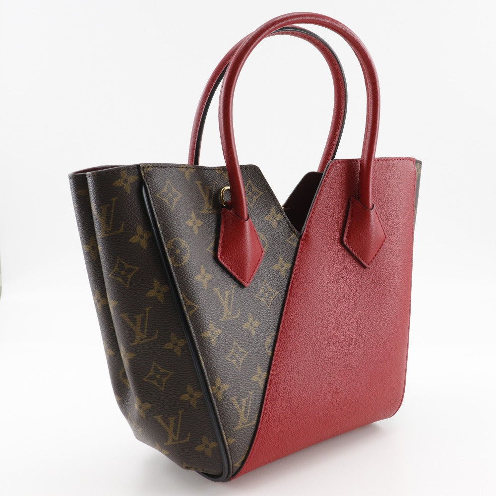 Louis Vuitton M41856 red 2WAYShoulder Kimono PM Monogram Canvas Calfskin Brown Shoulder Bag