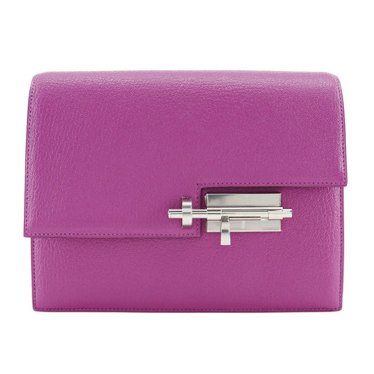 Hermes Clutch Bag Shave Pn It Veru Women Purple