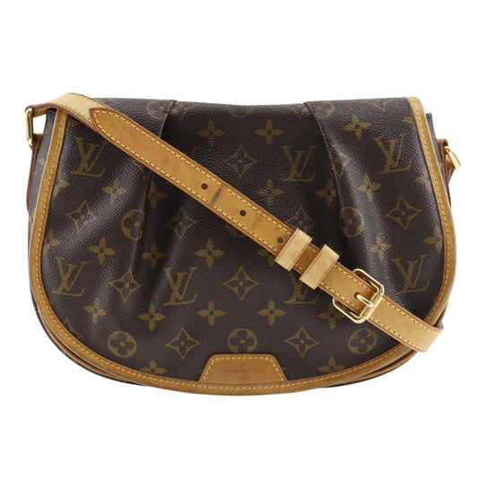 Louis Vuitton M40474 Menil Montan PM Monogram Canvas Brown Shoulder Bag