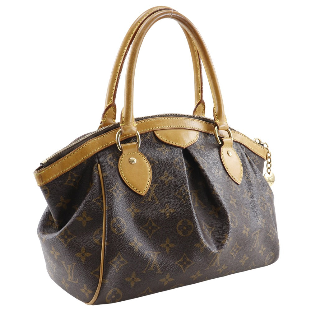 Louis Vuitton M40143 Tivoli PM Monogram Canvas Brown Handbag 8