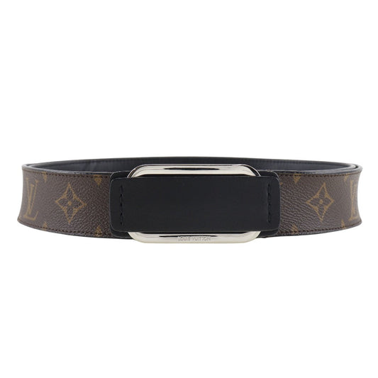 Louis Vuitton MP022 Saintur 90 Monogram Canvas Brown Belt
