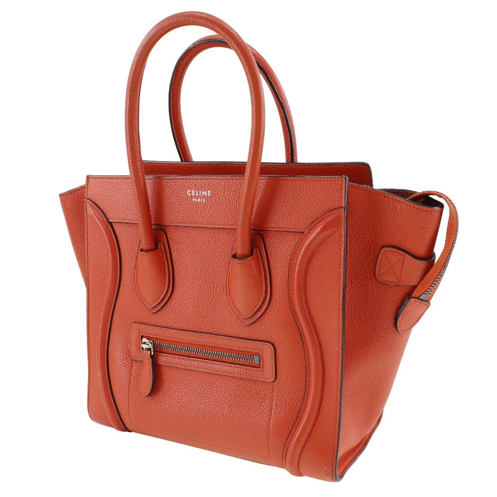 Calfskin Luggage Micro Women Red Travel Bag
