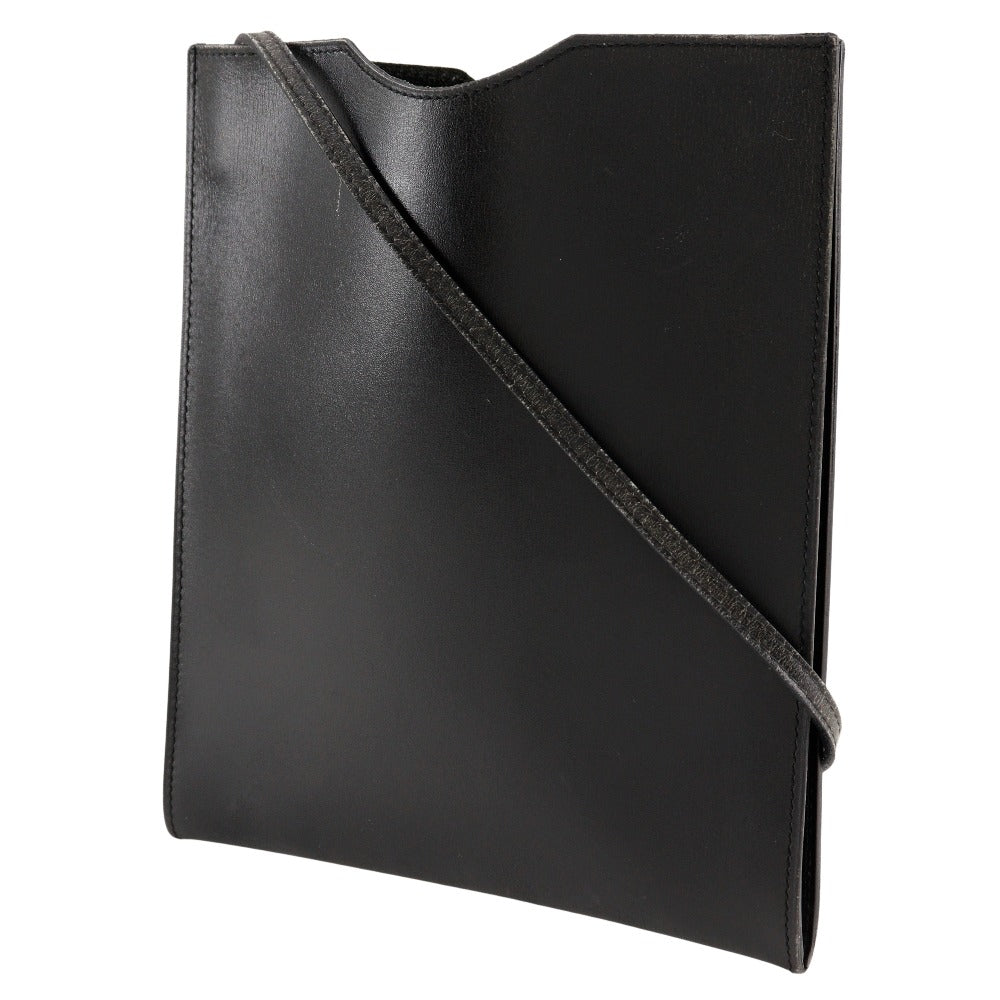 Shoulder Bag Calfskin Pochette Omenitu Black