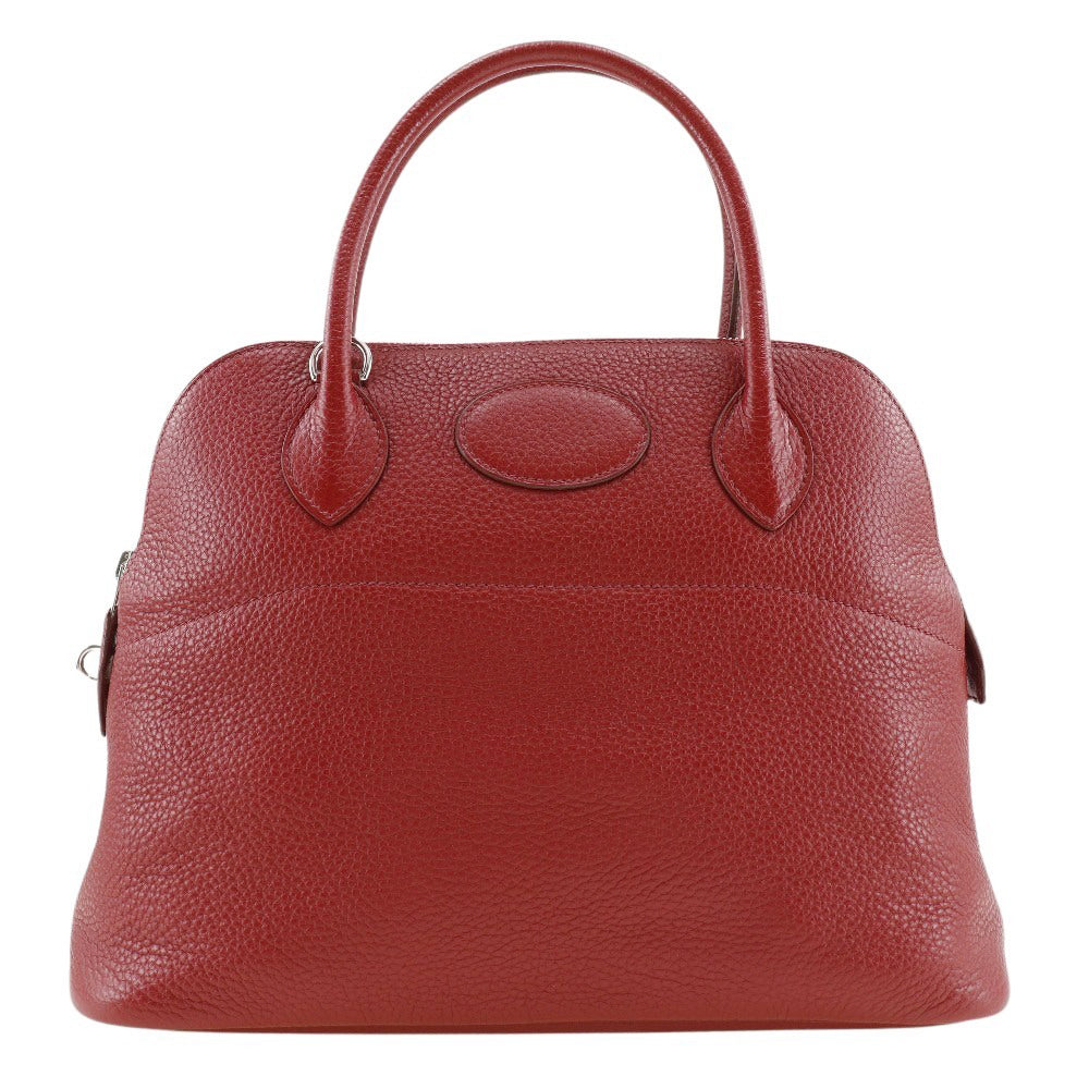 Hermes Handbag Taurillon Clemence Bored Women Metal Silver Travel Bag