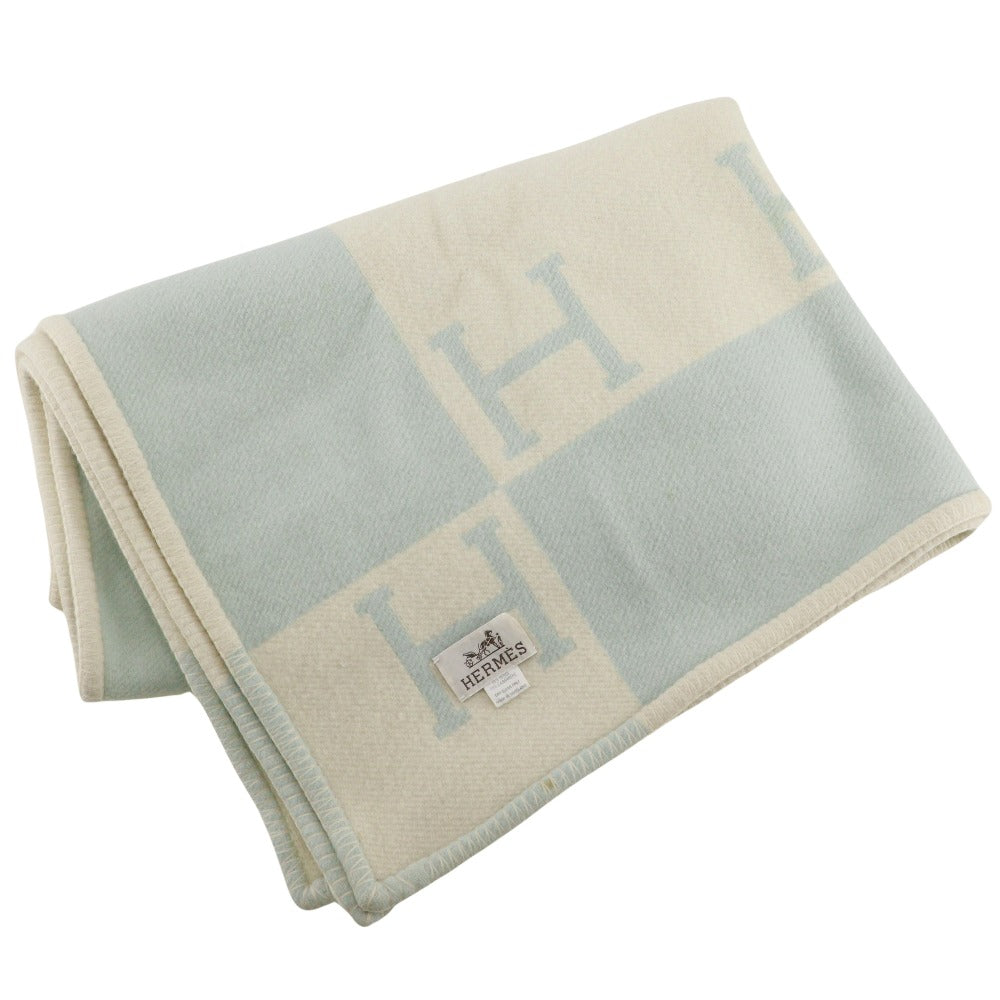Other Accessories Cashmere, Wool Light Blanket Swaddling White Blue Travel Bag