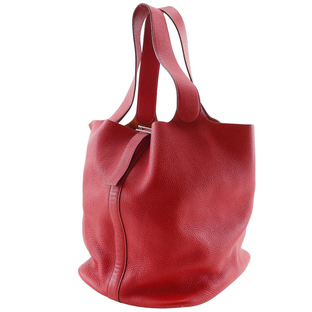 Tote Bag Taurillon Clemence Picotan Tgm Red