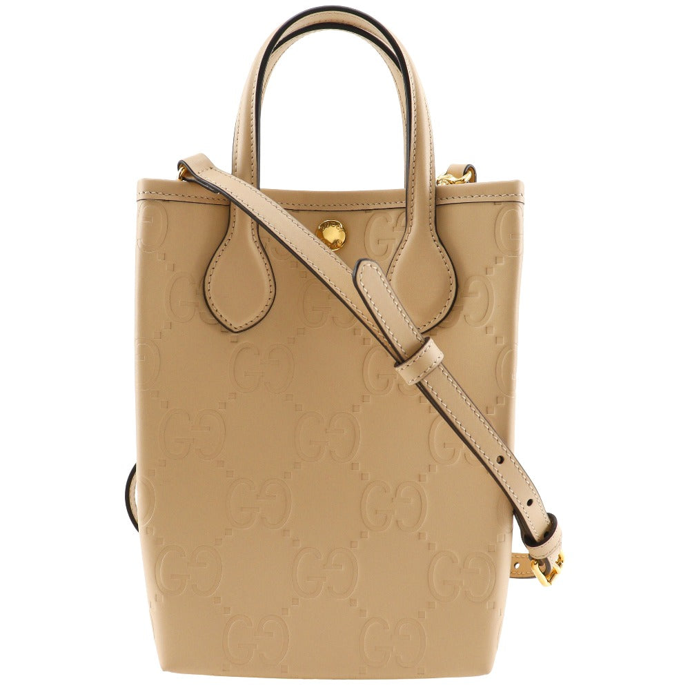 Gucci Super Bag 2Way Bag Leather Mini Travel Bag