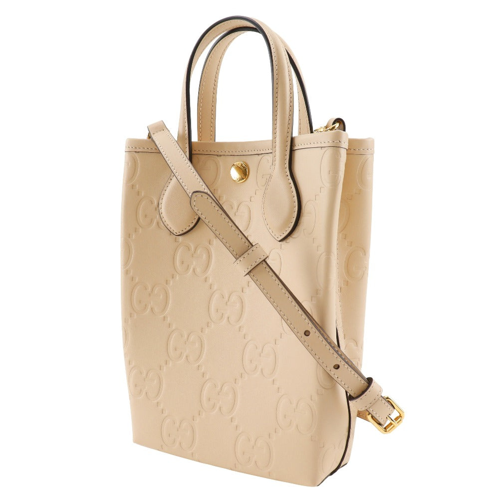 Gucci Super Bag 2Way Bag Leather Mini Travel Bag