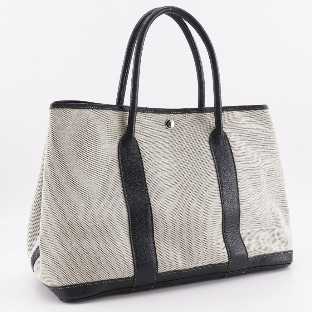 Hermes Tote Bag Tower Ash Garden Party Pm Gray