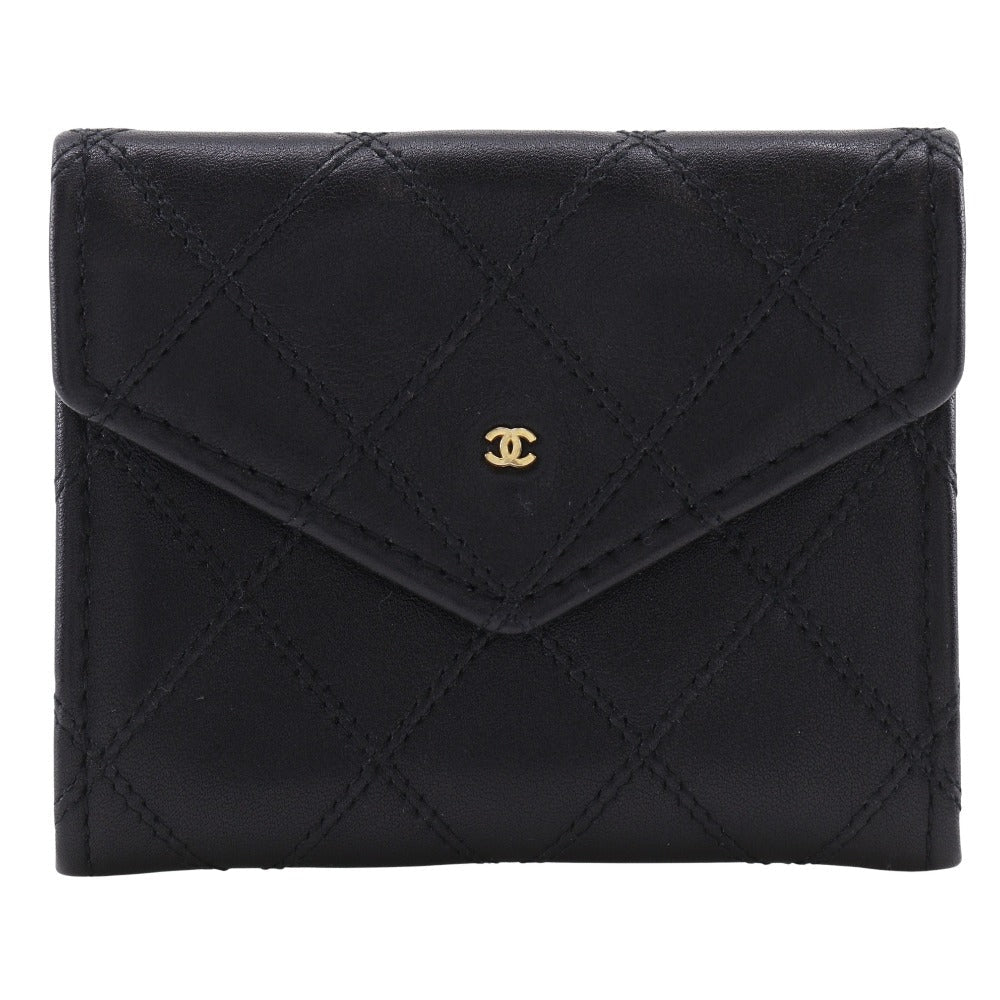 Chanel Coin Calfskin COCO Mark Bicolole Black Handbag