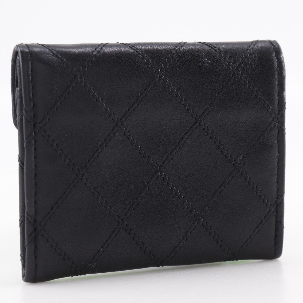 Chanel Coin Calfskin COCO Mark Bicolole Black Handbag