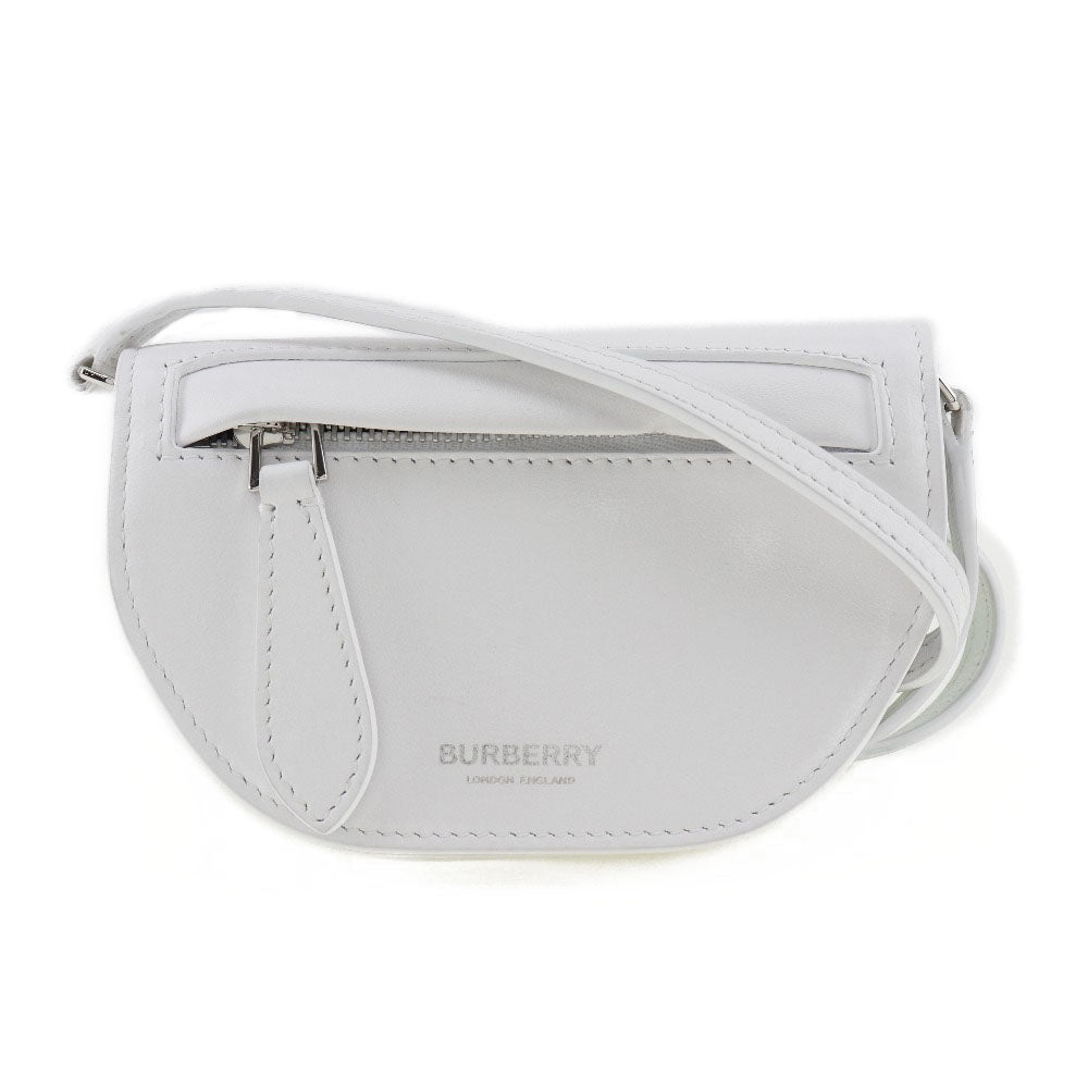 Burberry Shoulder Bag Olympia Shoulder Women Leather White Mini