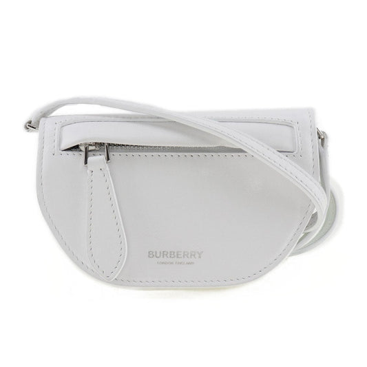 Burberry Shoulder Bag Olympia Shoulder Women Leather White Mini