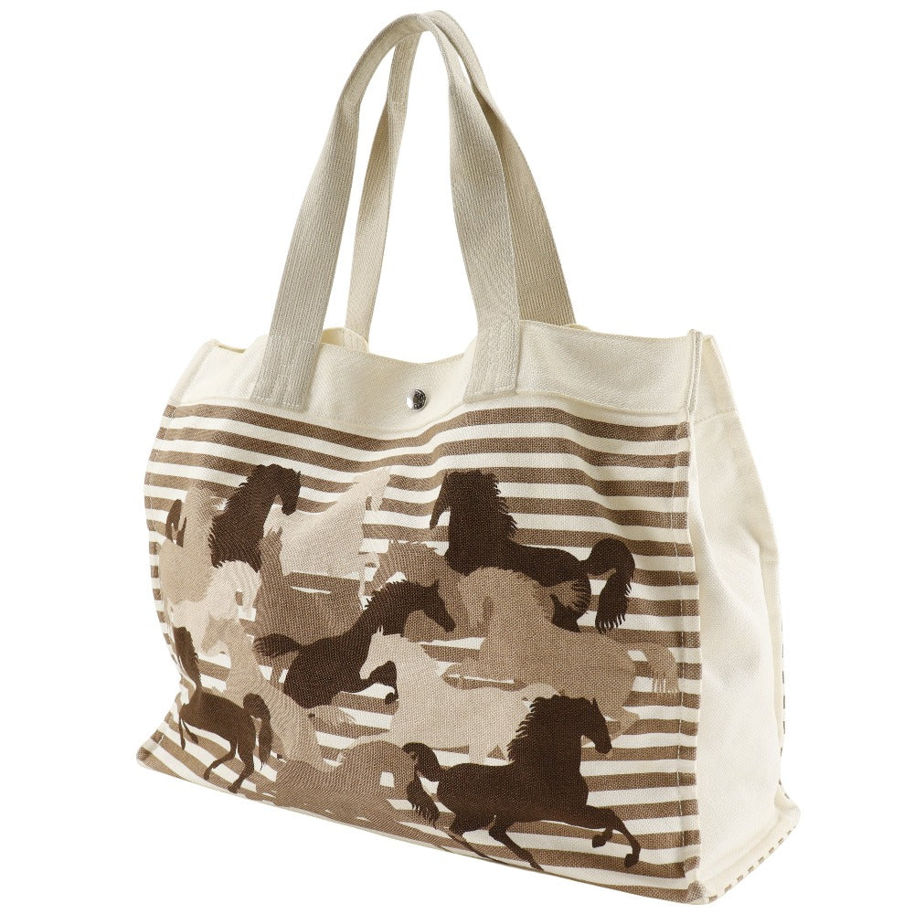 Tote Bag Off Chevault Women(Unisex) Canvas White