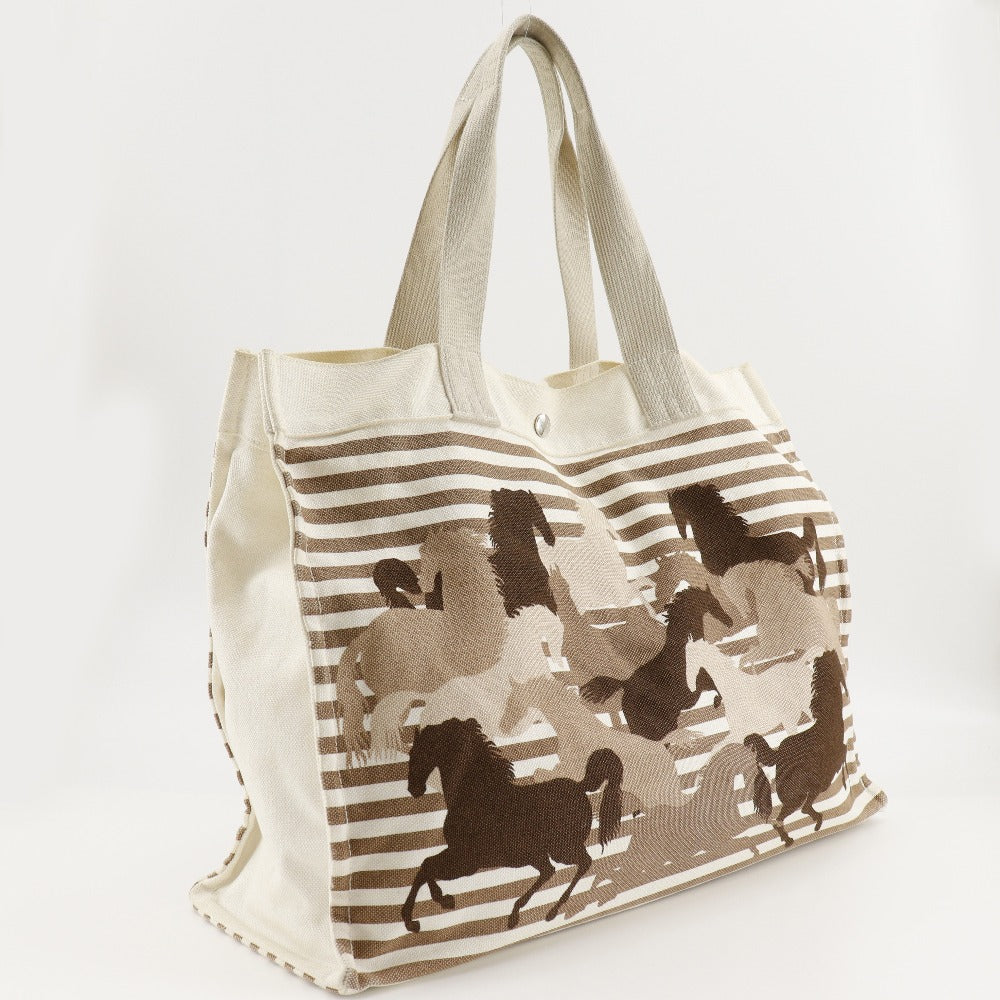 Tote Bag Off Chevault Women(Unisex) Canvas White