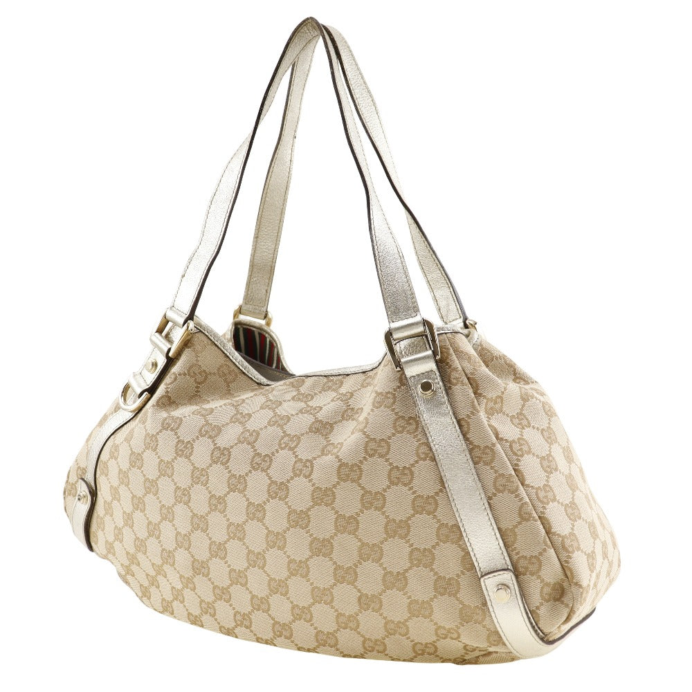 Gucci GG Canvas Beige Tote Bag 2