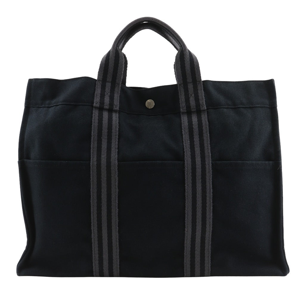 Cotton Tote Bag Fool Toemm Black