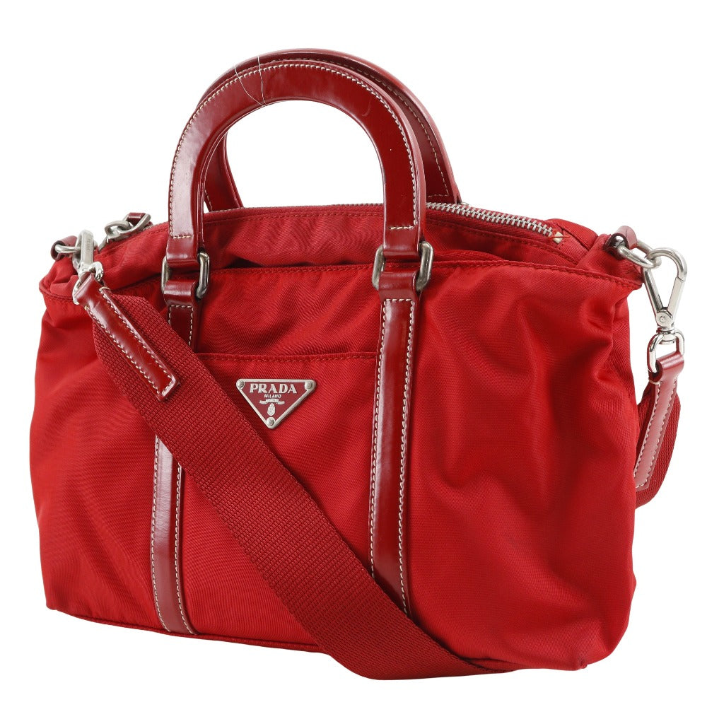 Wayshoulder Nylon Red Shoulder Bag