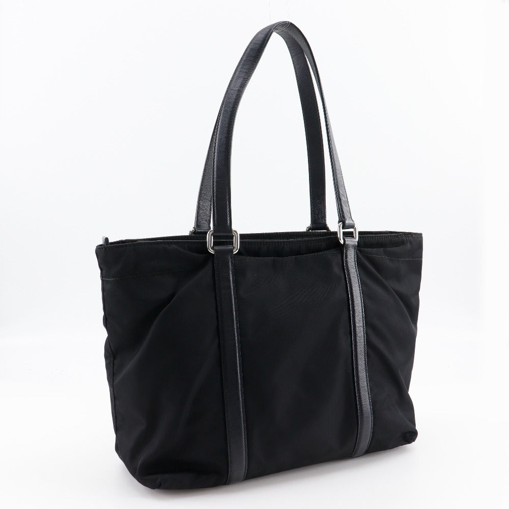 Prada Tote Bag Leather Nylon