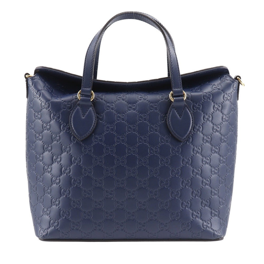 Gucci Shima Handbag Leather Travel Bag