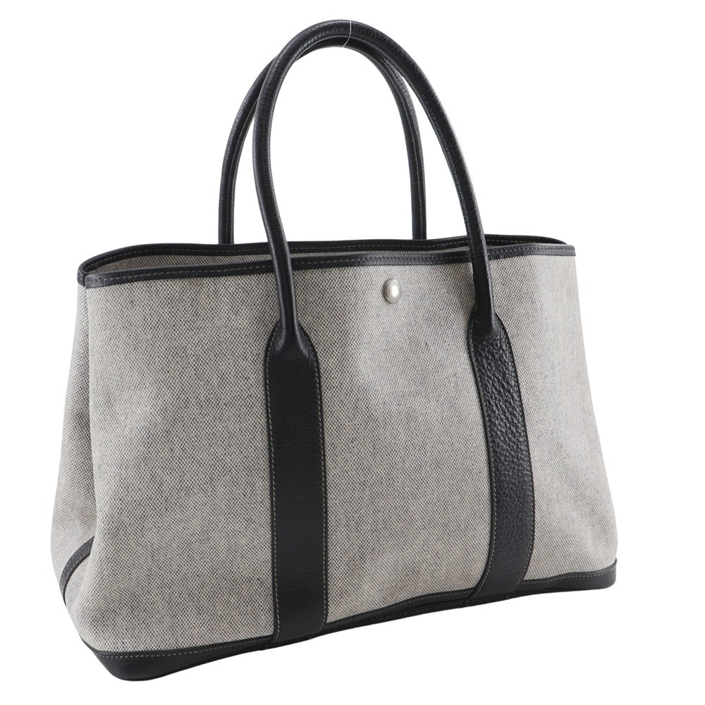 Hermes Tote Bag Tower Ash Garden Party Pm Gray I191625006