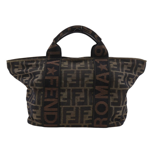 Fendi Zucca Handbag Canvas Nylon Travel Bag Canvas Handbag 1