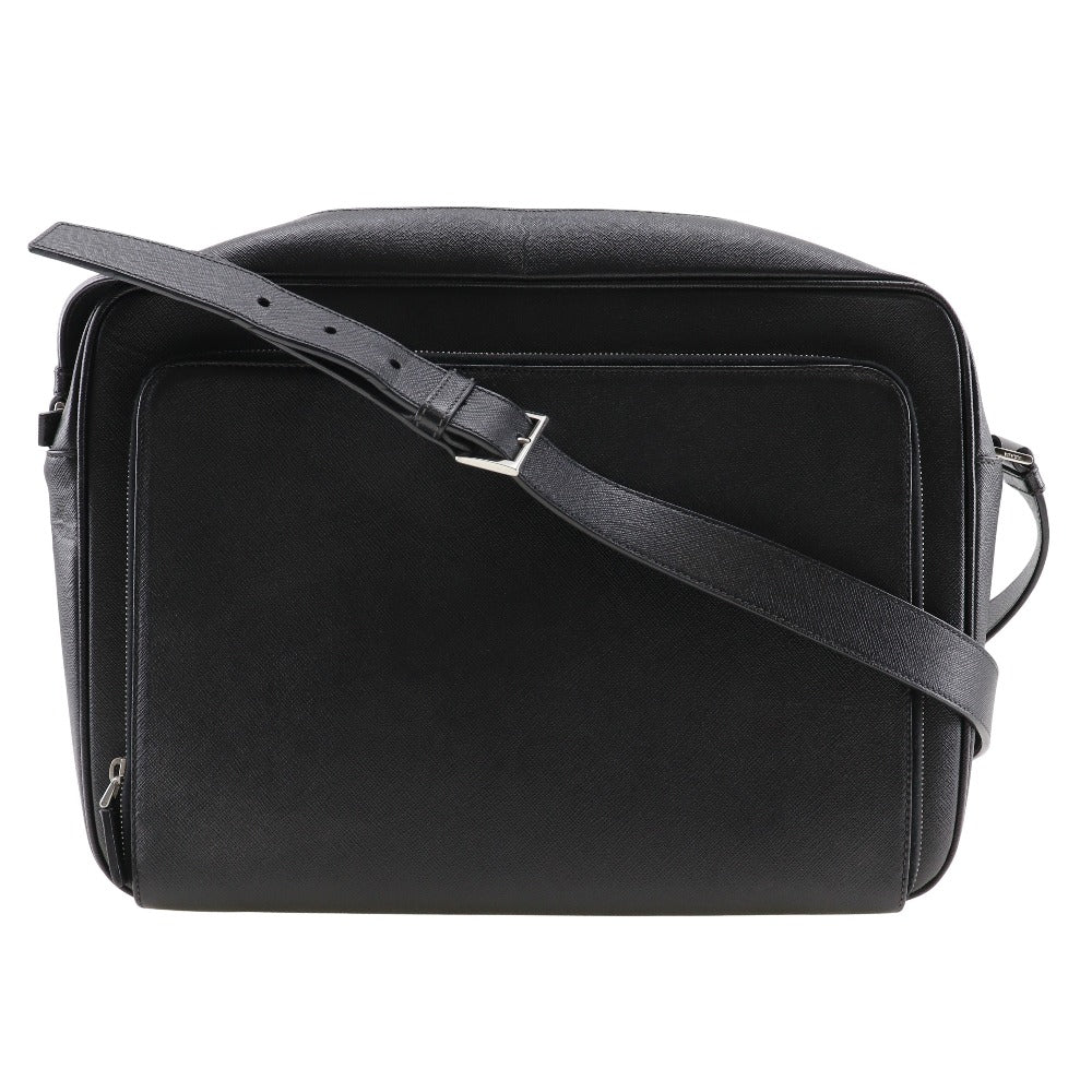 Shoulder Bag Safiano Messenger Bag Mens Black