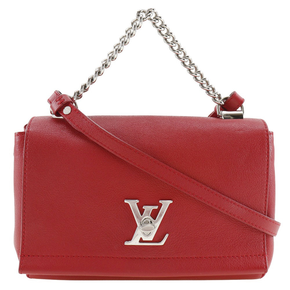 Louis Vuitton M51202 2WAY Rock Me BB Calfskin Red Shoulder Bag