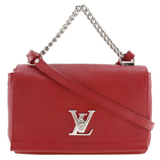 Louis Vuitton M51202 2WAY Rock Me BB Calfskin Red Shoulder Bag