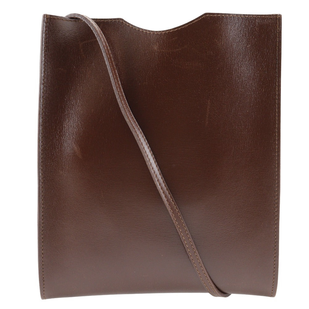 Shoulder Bag Calfskin Omenitu Women(Unisex) Brown