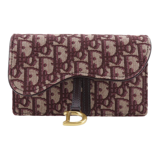 Dior Christian Waist Bag Bordeaux Way Clutch Trotter Canvas Clutch Bag