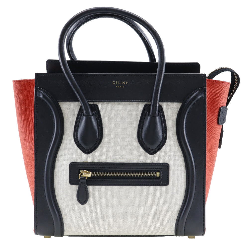 Calfskin, Tricolor Micro Shopper Luggage Women Canvas Black Travel Bag