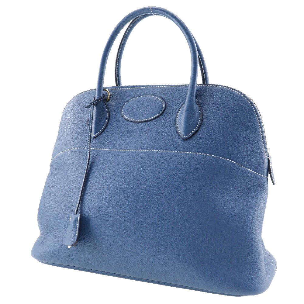 G Engraving Taurillon Clemence Bored Women Blue Travel Bag
