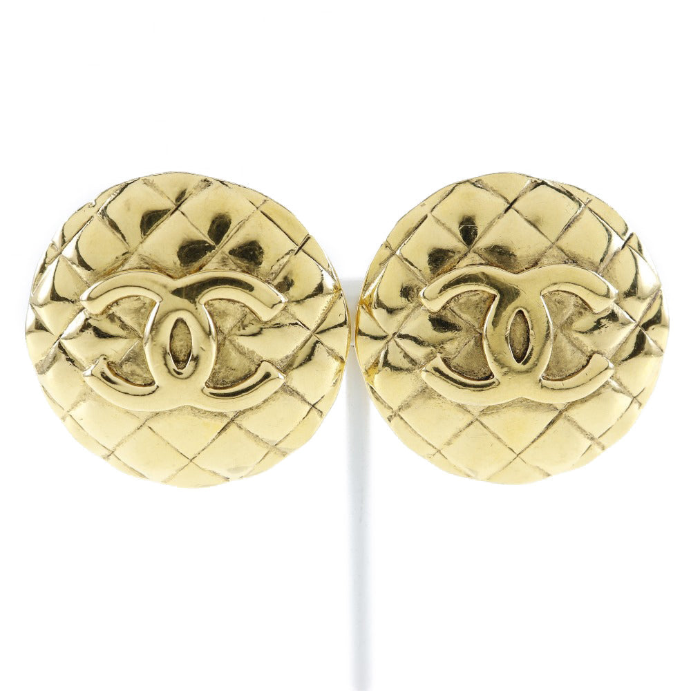 Coco Mark Earrings Gold Plated Jewelry Signature